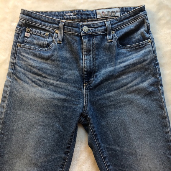 AG Adriano Goldschmied Denim The Isabelle High-Rise Straight Crop size 27 - Picture 5 of 16